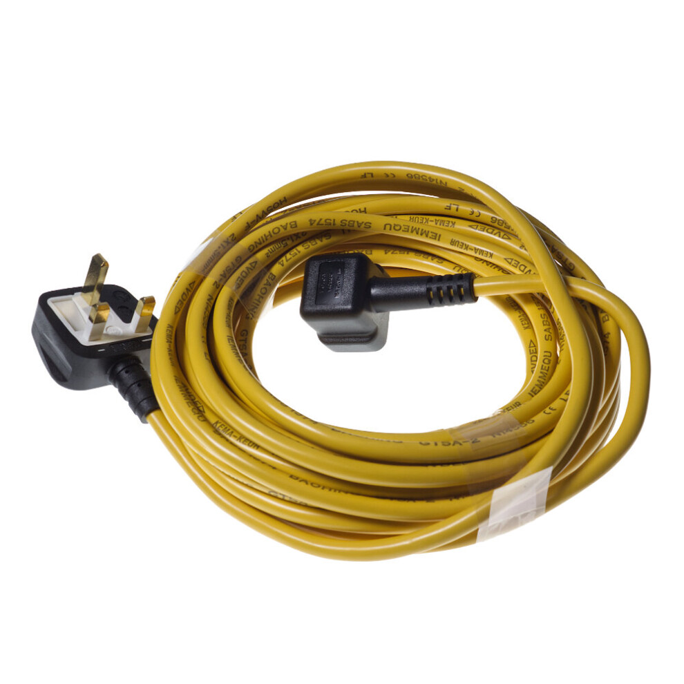 Numatic Mains Cable Yellow 1.5mm 2 Core 911816