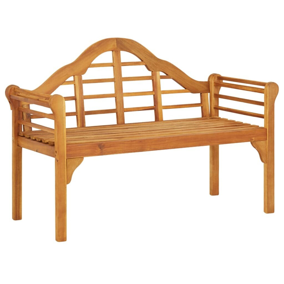 vidaXL Solid Wood Acacia Garden Bench Patio Outdoor Wooden Seat Furniture