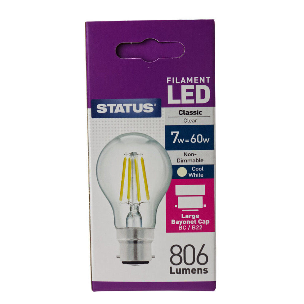 LED BC GLS 7w Filament Lamp 7006957