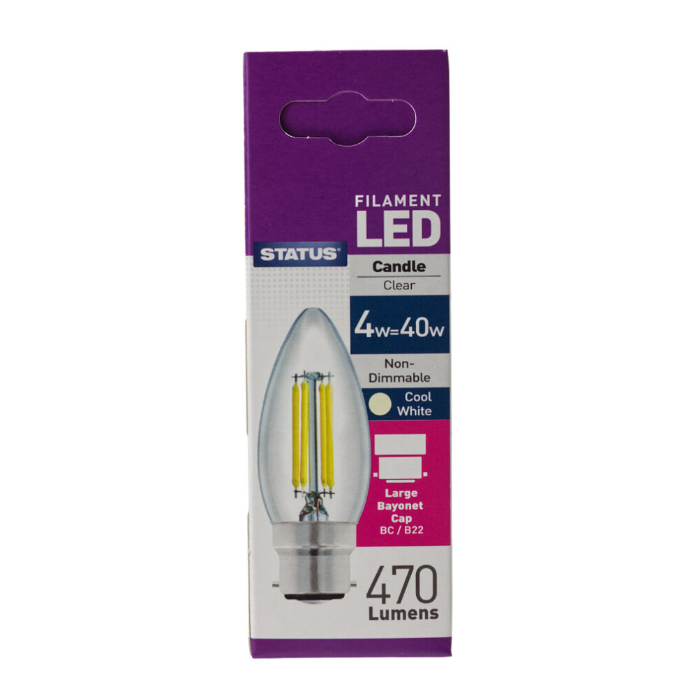 LED BC Candle 4w Filament Lamp 7007056