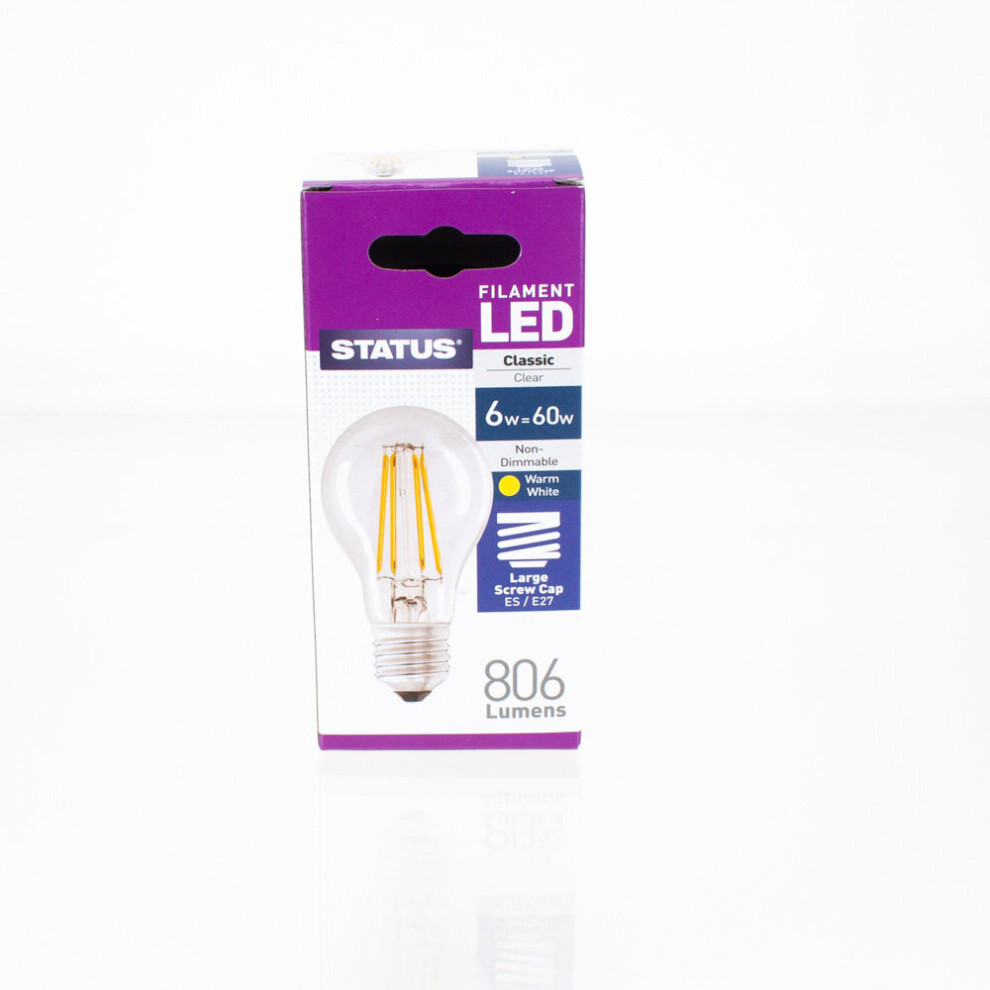 LED ES GLS 6w Filament Status 2281470