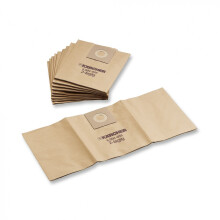 Papieren filterzakken - KARCHER - 69042590 - 5 filters 2 lagen - Klasse M - Versterkt cement