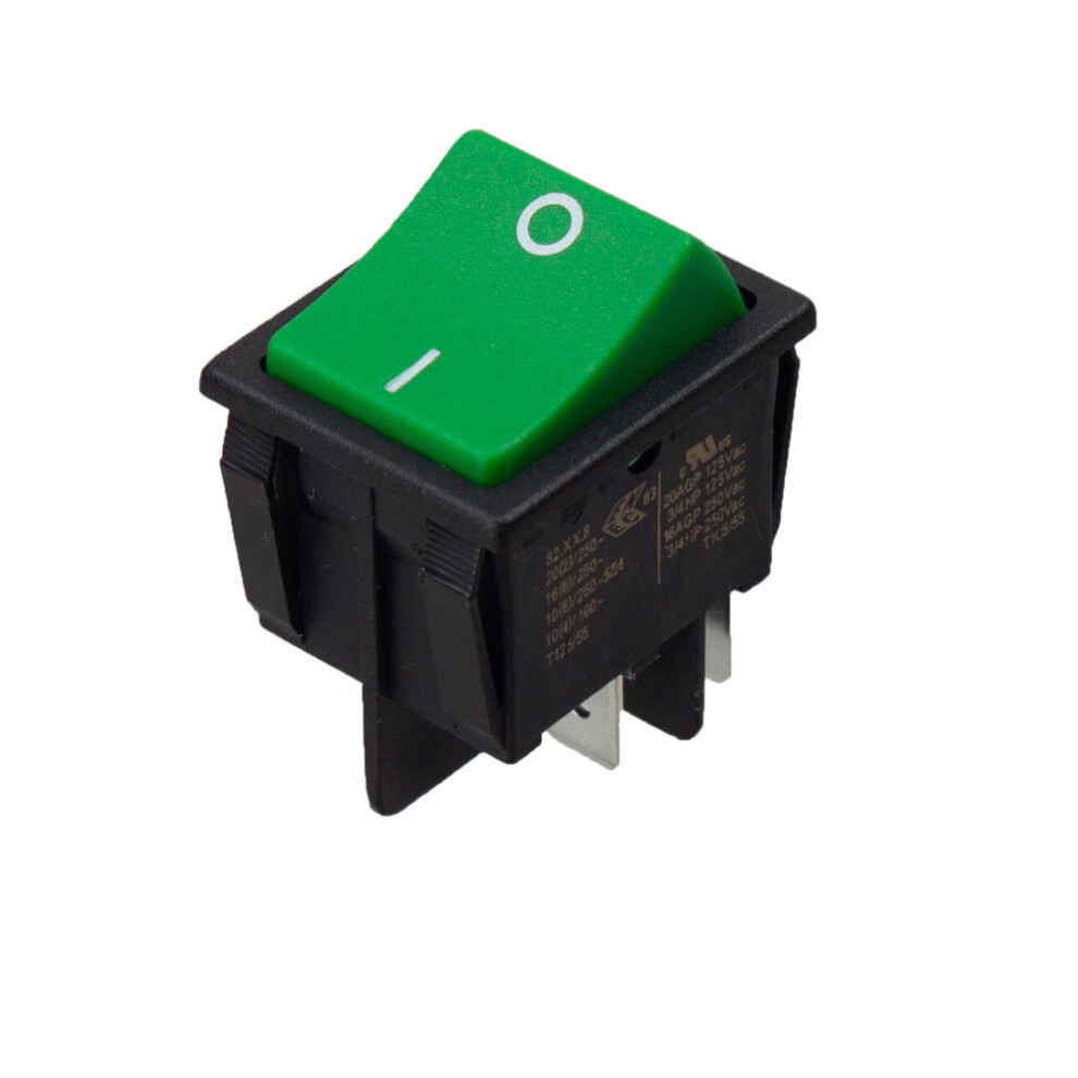 Everel rocker switch (Green 0-1) 230253