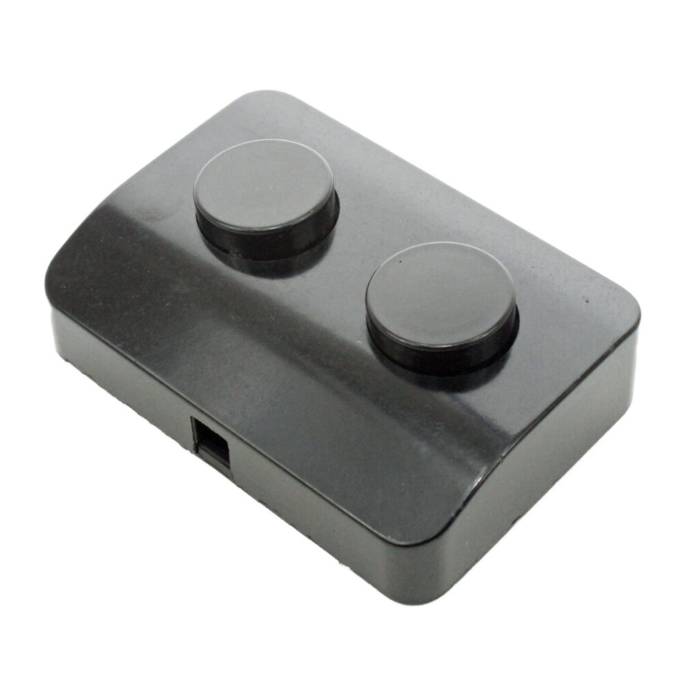 Black Twin InLine Foot Switch 58355