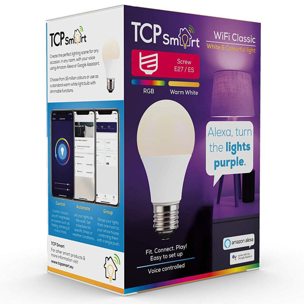 Tcp Light Es | E27 | Edison Screw Rgb Smart Bulb 4821173