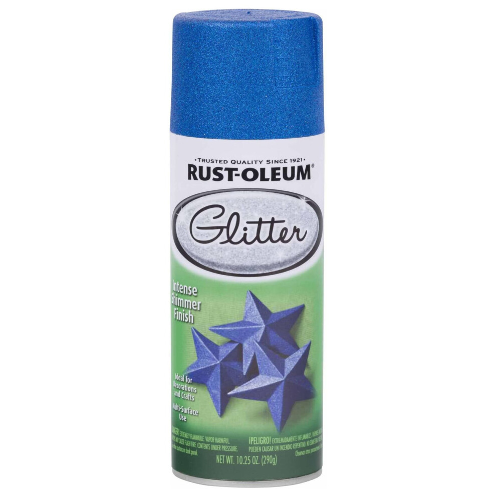 (290g, Blue) Rust-Oleum Specialty Glitter Spray Paint