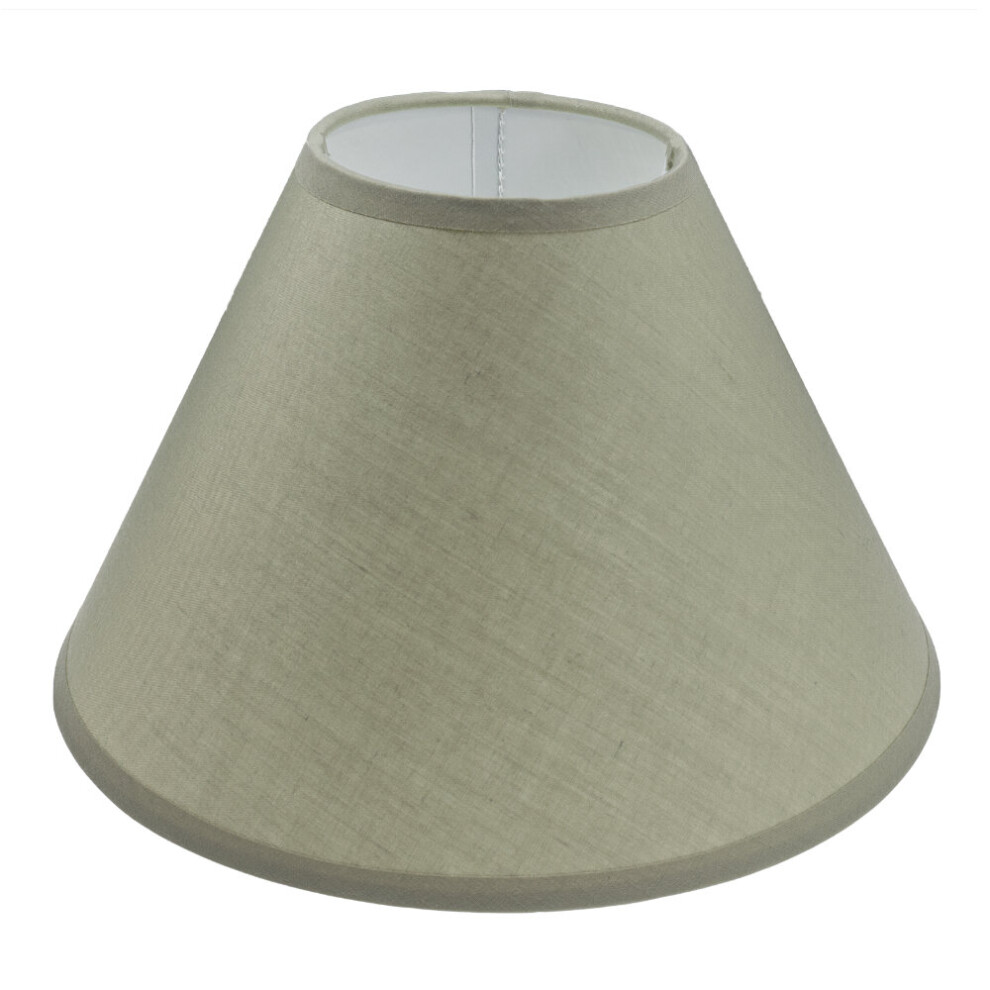 Conical Shade 25cm Taped Edge Sage Green 11013385