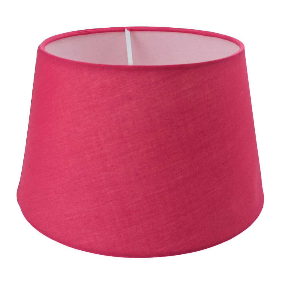 Drum Shade 25cm Tapered Hot Pink