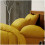(Single, Ochre) Luxury Teddy Bear Fleece Plain Cover Bedding Set 2