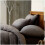 (Double, Charcoal) Luxury Teddy Bear Fleece Plain Cover Bedding Set 2
