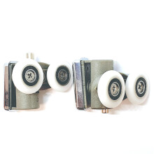 (23mm) Set of Top and Bottom Shower Door Rollers/Runners/Wheels 20mm, 23mm or 25mm wheel diameter K016