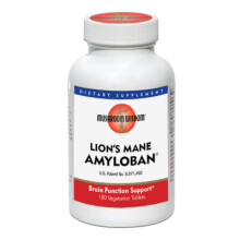 Mushroom Wisdom, Löwenmähne Amyloban, 180 Vegetarische Tabletten