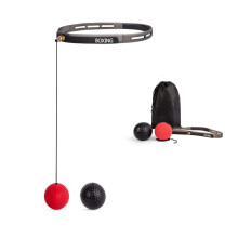 (Red + Black) Boxing Reflex Headband, Improving Reaction Speed