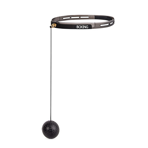 (Black) Boxing Reflex Headband, Improving Reaction Speed