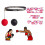 (Red + Black) Boxing Reflex Headband, Improving Reaction Speed 2