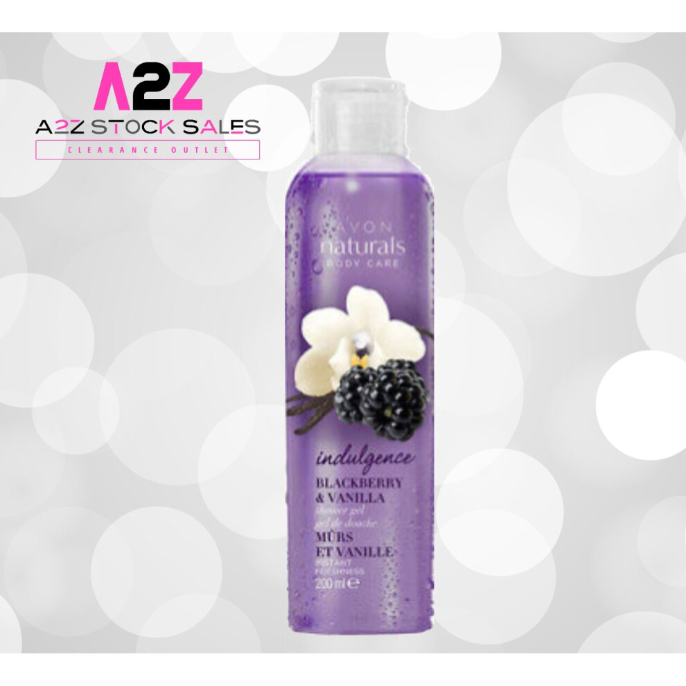 2x Avon Naturals - Blackberry & Vanilla - Shower Gel - 200ml