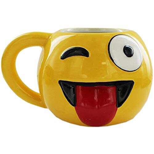 WIDDOP and Co. Emoji Wink Tongue Mug 2