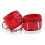 PU Leather Ankle & Wrist Cuffs (Red) 1