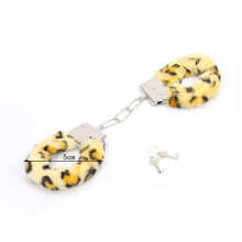 Plush Handcuffs (Leopard)