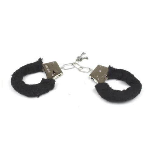 Plush Handcuffs (Black)