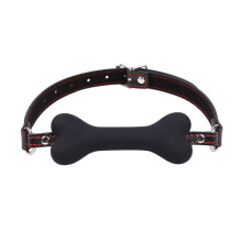 Dog Bone Ball Gag (Black)