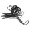Cat O Nine Tails Whip (Black) 1