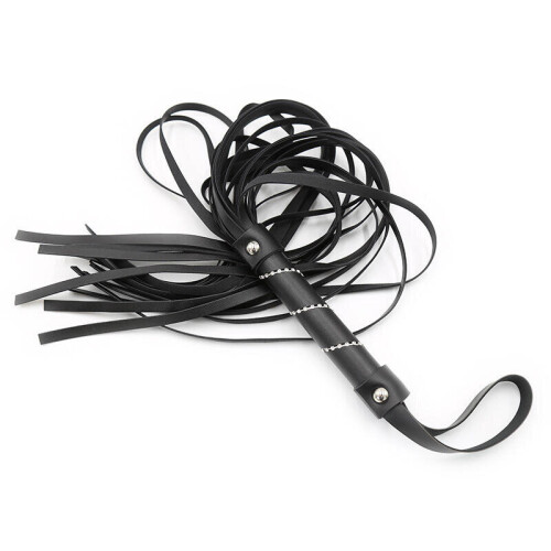 Cat O Nine Tails Whip (Black)