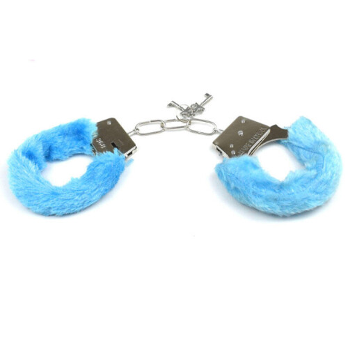 Plush Handcuffs (Blue)