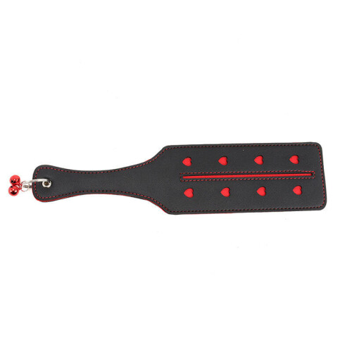 Leather Paddle with Hearts 1