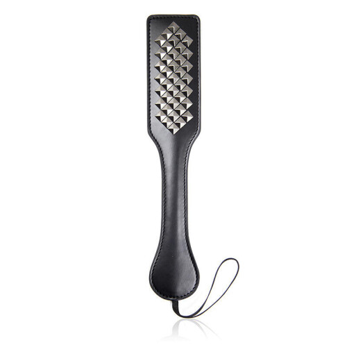 Studded Spanking Paddle (Silver)