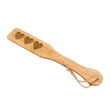 Natural Bamboo Spanking Paddle With Hearts