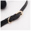 Deluxe Ball Gag (Black/Gold) 6