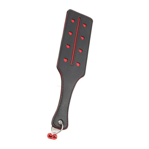 Leather Paddle with Hearts 2