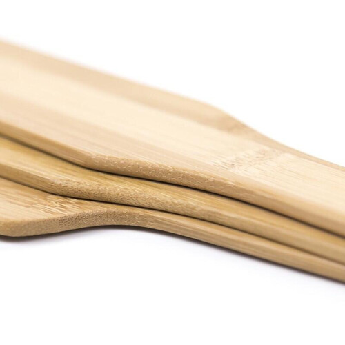Natural Bamboo Spanking Paddle With Hearts 2