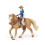 Papo - Figurine Cheval western et sa cavalière 1