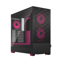 Fractal Design Pop Air Rgb Magenta Magenta Core Tg Gaming Case W/ Clear Glass Window Atx FD-C-POR1A-03