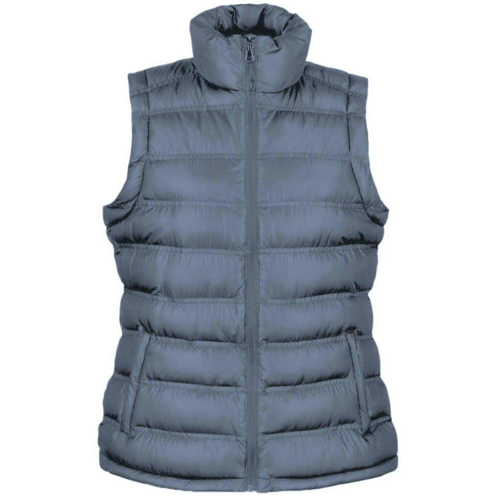 (L, Frost Grey) Result Ladies/Womens Ice Bird Padded Bodywarmer / Gilet Jacket
