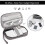 (Grey) Cable Organizer Bag Electronic Accessories Storage Case For Usb And Charger 4