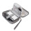 (Grey) Cable Organizer Bag Electronic Accessories Storage Case For Usb And Charger 1