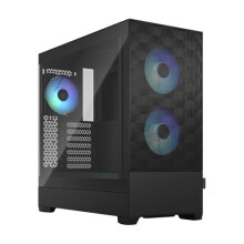 Fractal Design Pop Air Rgb μαύρο Tg Gaming Case W / Clear Glass Window Atx Hexago FD-C-POR1A-06