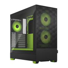 Fractal Design Pop Air Rgb Green Core Tg Gaming Case W/ Clear Glass Window Atx H FD-C-POR1A-04