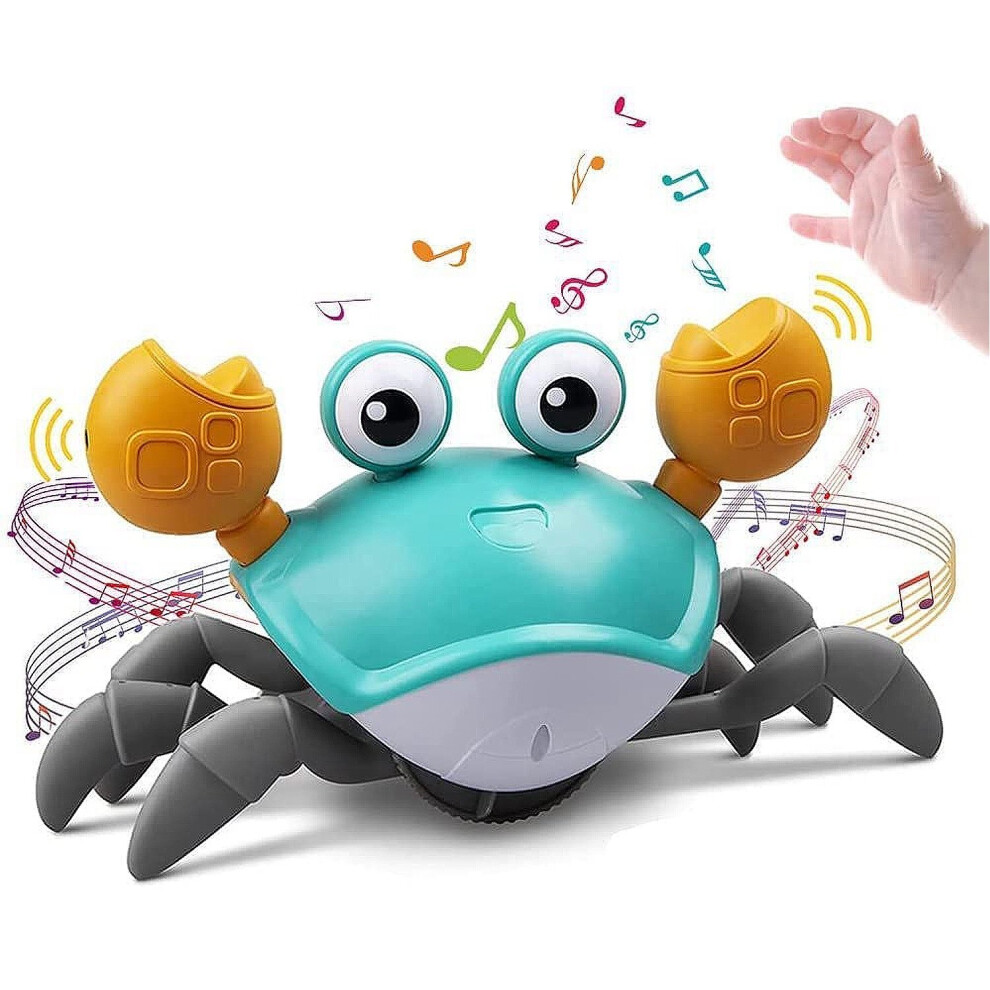 Crawling Crab Toy with Music & LED Light, Kid Interactive Learning Toy