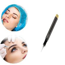 (UK plug) Electric Eyebrow Lip Tattoo Pen Permanent Makeup Tattoo Machine With Needles
