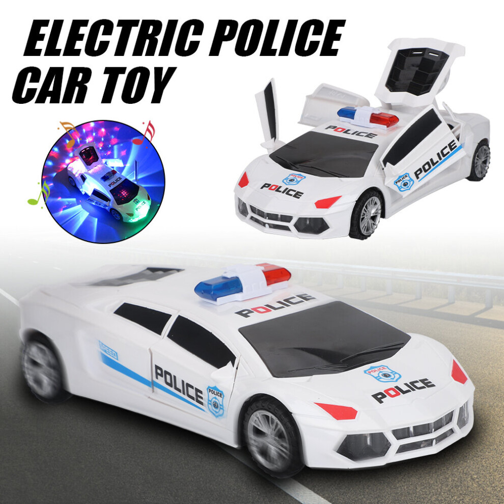 Electric Kids Car Toy Funny Police Car Toys with LED Light Music on OnBuy