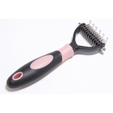 (Small, Pink) Professional Pet Grooming Undercoat Rake Comb Dematting Tool Dog Cat Brush