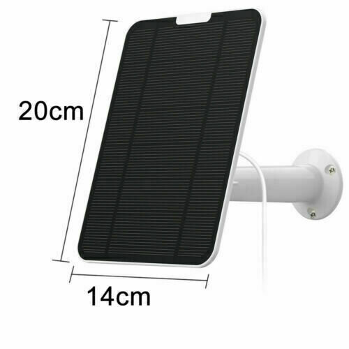 4W Solar Panels for Eufy Eufycam Cam E/2C/E/2 Pro Wall Mount 13ft Power Cable 2