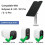 4W Solar Panels for Eufy Eufycam Cam E/2C/E/2 Pro Wall Mount 13ft Power Cable 8
