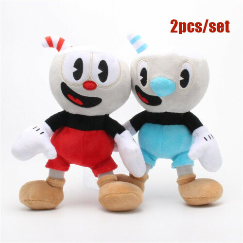 (Cuphead+Mugman) Cuphead Plush Toy | Cuphead Mugman Ms.Chalice Soft ...