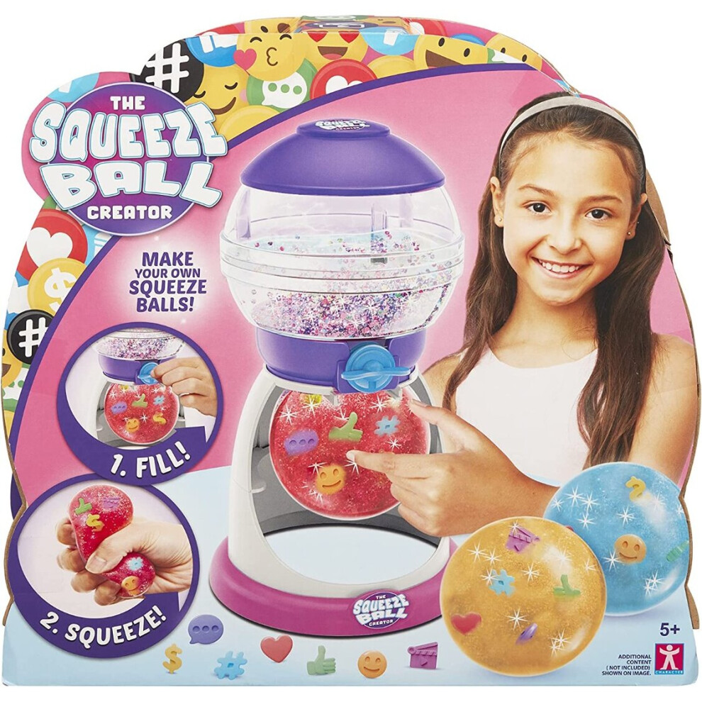 The Squeeze Ball Creator Maker - Mix Fill & Squeeze Reusable Stress Ball Playset With Accessories