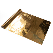 (5m) dc fix GLOSSY GOLD sticky back plastic vinyl wrap film (45cm wide)